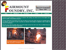 Tablet Screenshot of fairmountfoundry.com